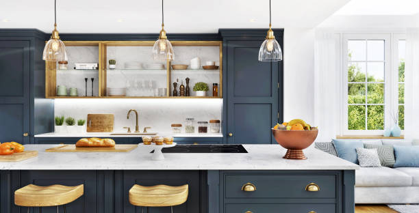 modern kitchen in a beautiful home